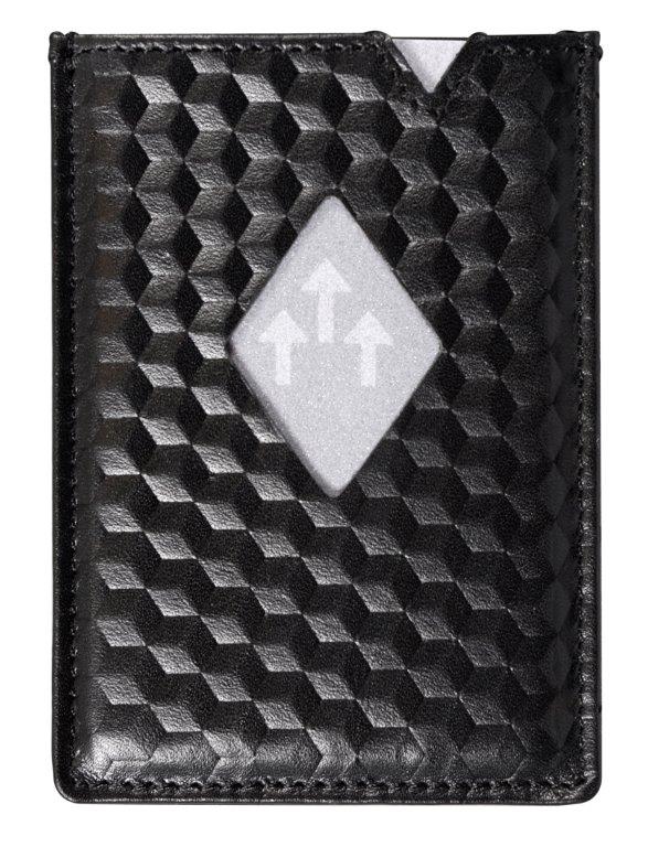 EXENTRI Θήκη Καρτών Δερμάτινη 6,5x0,5x9εκ. Exentri 741-EXC Cube Black (Ύφασμα: Δέρμα, Χρώμα: Μαύρο) - EXENTRI - 741-EXC